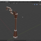 grue à eau type SEM 49 - modélisation dans Blender