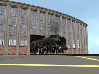 Rotonde type P - module avec porte extérieure